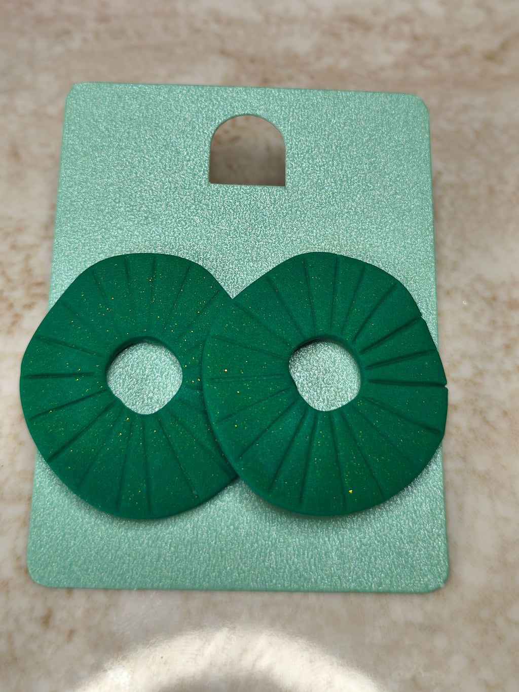 Agatha verde oscuro con brillo